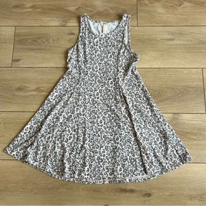 Altar’d State Leopard Print Full A-Line Sleeveless Stretch Mini Dress Small thumbnail 6