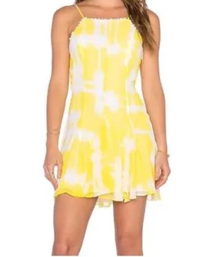 BCBGeneration yellow dress thumbnail 1