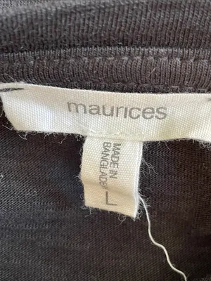 Maurices Black V-Neck 'Let's Go on a Road Trip' Graphic Tee thumbnail 4