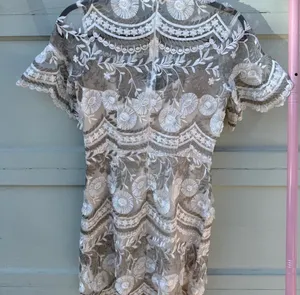Creamy lace minuet dress thumbnail 3