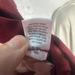 Amber Sun Red Zip Front Jacket Size Medium EUC thumbnail 5