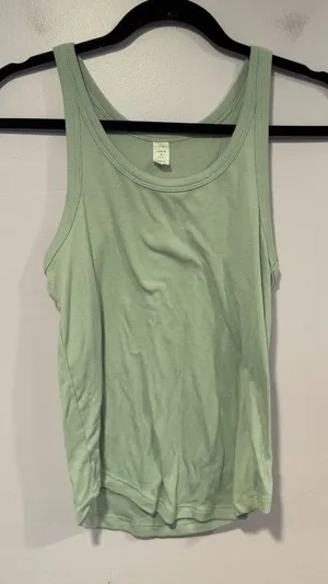 Blue old navy ribbed ultralight‎ tank top thumbnail 1