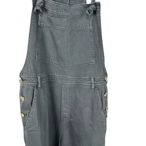Aerie Wide Leg Smoked Gray Overalls Women’s Size Medium NWT thumbnail 4
