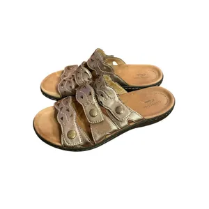 Clarks Laurianne Jade Sand Metallic Sandals‎ Sz 7 thumbnail 3