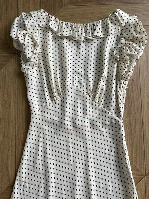 Doen EMERENCE DRESS IN CRÈME PORTIA DOT,XS thumbnail 5