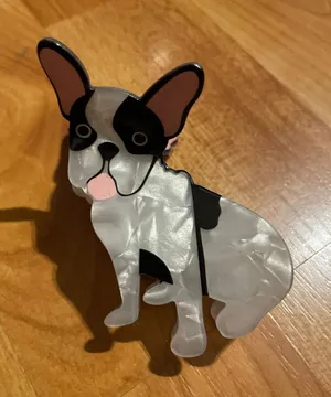 Boston Terrier‎ Hair Clip thumbnail 1