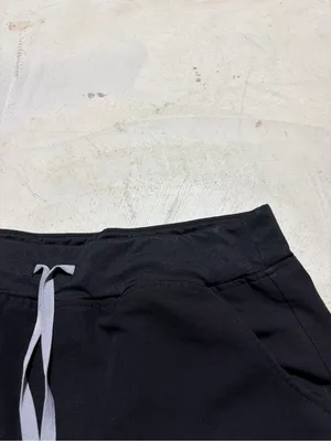 Figs Women's Black HW Zamora Jogger Pants with Drawstring L/P thumbnail 3