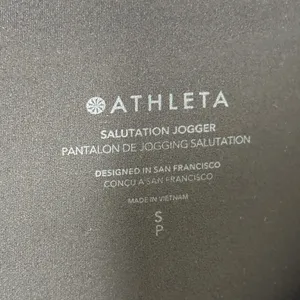 Athleta Women’s Salutation High Rise Jogger Pants in Black Size Small thumbnail 8