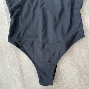 Swimsuits for All Ashley Graham Classic Black One Piece Bathing Suit Women’s 18 thumbnail 3