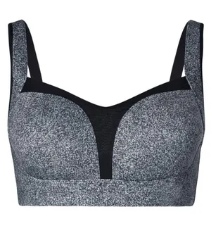 Lululemon Tata Trainer Sports Bra in rio mist white black size 34C thumbnail 1