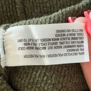 1619 | A‎ New Day Ribbed Knit Scoop Neck Crop Tank Top Olive Green Womens XS thumbnail 7