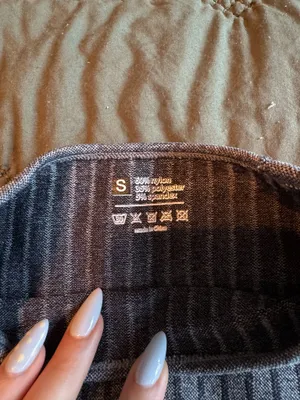 Women's Gray Ribbed Two thumbnail 2
