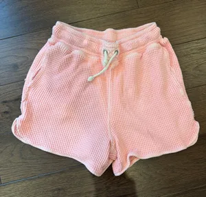 aerie Pink Waffle-Knit Athletic Lounge Shorts Size XS - C72-006 thumbnail 1