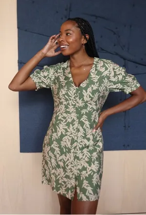 ba&sh‎ Olive Green Lady Dress size small thumbnail 1