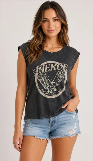 Altar’d State Vintage Wash Graphic Tee thumbnail 1