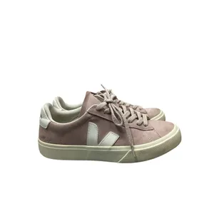 Veja‎ Campo Sneakers Womens Size 7 "Babe White" Nubuck Leather Low Top Lace Up thumbnail 8