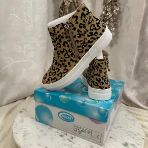 SODA‎ Bobcat Ltn Leopard Print High Top Sneakers Platform Size 9 Women's Shoes thumbnail 3