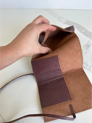 mark and graham cord organizer leather charger roll up thumbnail 3