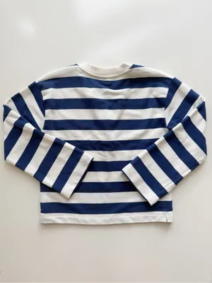 Evereve Bailey Striped Grommet Sweatshirt Size Small thumbnail 8