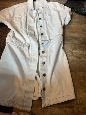 Lioness light blue denim dress size small thumbnail 3