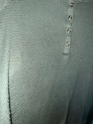 American Eagle Waffle-Knit Henley thumbnail 4