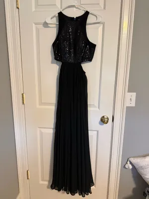 Lulu's Nothin' But Love Black Sequin Maxi Dress thumbnail 7