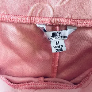 Juicy Couture Logo Embossed Pink Velour Tracksuit with Hoodie Top Small Bottom M thumbnail 9