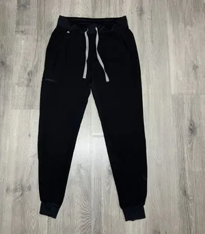FIGS Zamora Scrub Pants Jogger Black thumbnail 1
