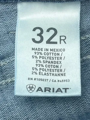 Ariat Women’s Medium Wash Stretch Wide Leg Denim Trouser Jeans Pants⁠ Size 32R thumbnail 13
