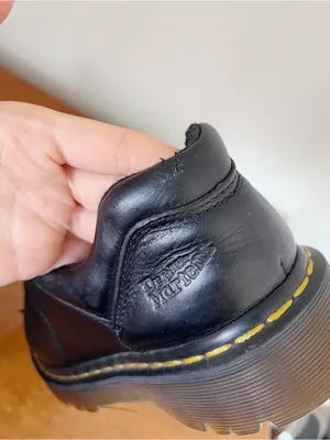 Dr Martens • vintage 8312 lace up oxford shoes platform black leather chunky thumbnail 10