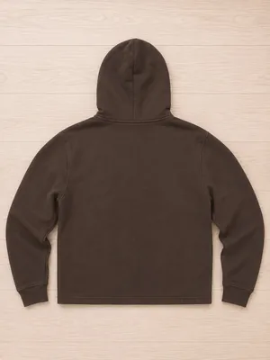 The North Face Women's Evolution Drawstring Fleece Hoodie Brown Small thumbnail 2