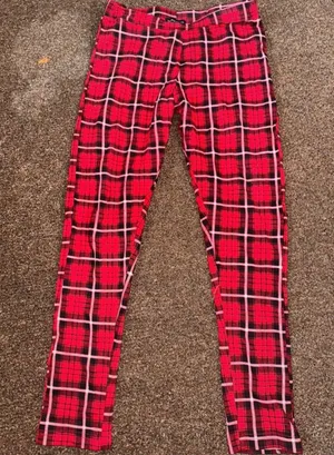 Red leggings Size 10 thumbnail 1