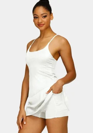 white danskin tennis dress thumbnail 1