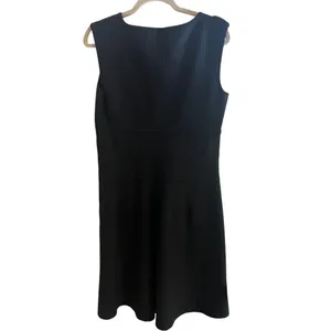 Tory Burch Beasley Black Stretch A-Line Dress Women’s Size L thumbnail 6