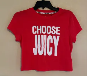 NWT Juicy Couture Choose Juicy Baby Tee sz S thumbnail 1