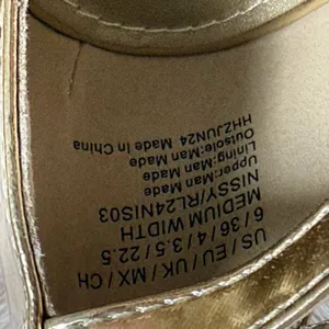Kenneth Cole Reaction Nissy‎ Gold Strappy Heels Size 6 thumbnail 6