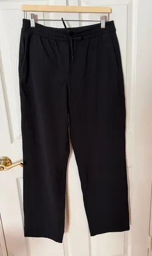 Lululemon Luxtreme wide legPull-On Mid-Rise Pants Black Size M thumbnail 1