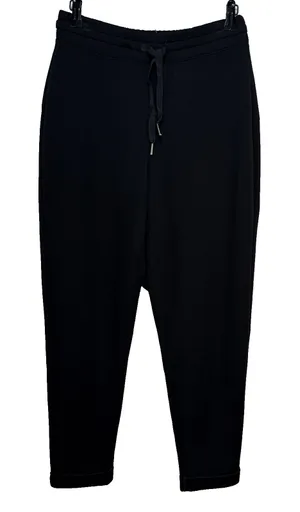 SPANX AirEssentials Womens Tapered Jogger Pants Size M Black Drawstring‎ Pockets thumbnail 1