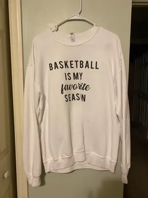 White sporty Sweatshirt Size M thumbnail 1