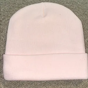 Ed Hardy Beanie embroidered and rhinestones in Blush Pink thumbnail 7