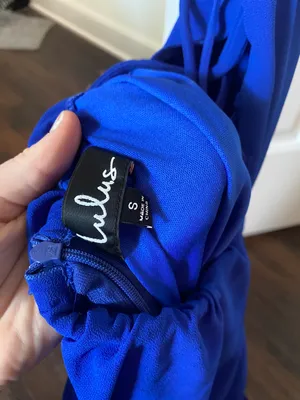 Lulus blue dress thumbnail 5