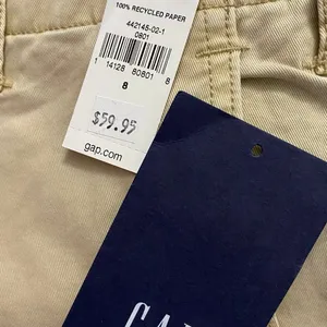 NWT Gap High Rise Vintage Khaki Pants Size 8 Straight‎ Leg Beige thumbnail 4