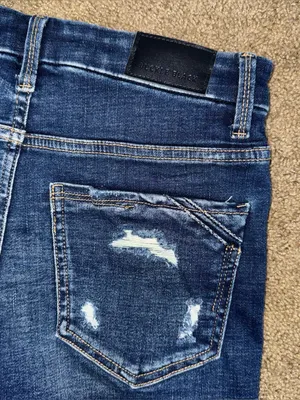 Buckle Black NWOT Fit No. 75 Stretch Jean Shorts 25 High Rise Distressed BBW1655 thumbnail 6
