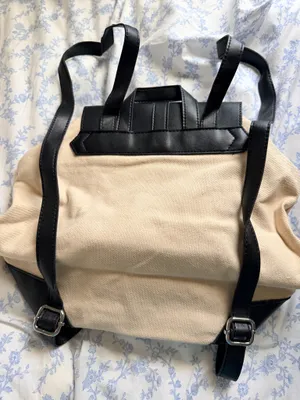 Vegan Bookbag Purse Tan thumbnail 2