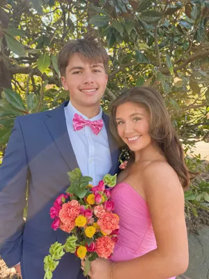 Pink Sherri Hill Prom Dress thumbnail 3