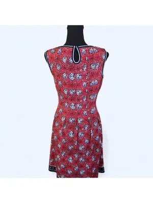 Max Studio Vintage Y2K floral pleated mini dress fairy boho coquette dress Size Medium 🌸 thumbnail 4