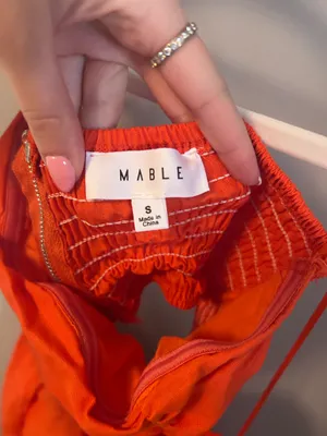 Mabel Burnt Orange Cutout Dress thumbnail 7