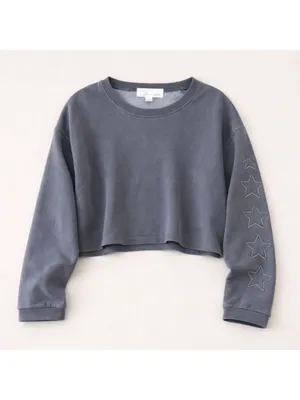 Vintage Havana Star Cropped Crewneck Sweatshirt thumbnail 2