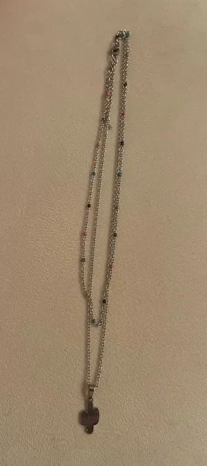 Cactus necklace Silver thumbnail 2
