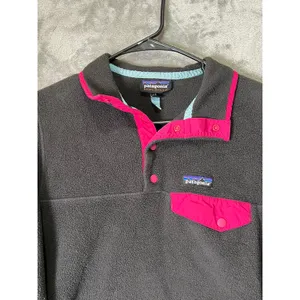 Patagonia Synchilla Snap T Fleece Pullover Small Retro Outdoorsy Gorpcore Hiking thumbnail 2
